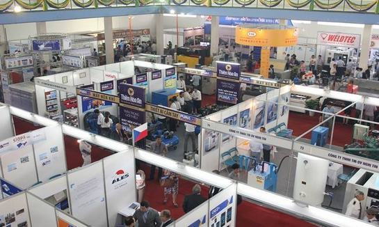 International industrial exhibition in Hanoi, Vietnam